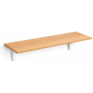Calandrelli Wandregal mit Halterungen 70x30 cm Buche