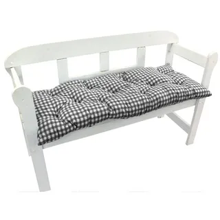 nyvi Bankauflage 140 x 45 x 5 cm kariert grau 1 St.