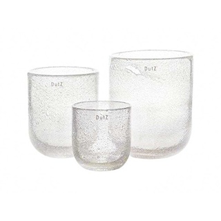DutZ Vase, Clear Bubbles (H14 D12)