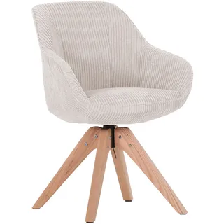 Höffner Drehsessel Swing , beige , Maße (cm): B: 60 H: 83 T: 65