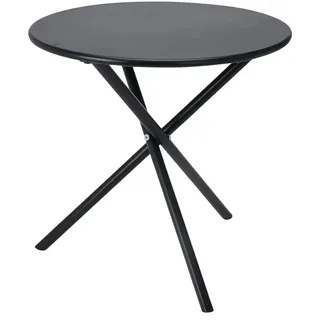 Onshop24.eu Beistelltisch Arnheim Schwarz Ø 48 cm H 50 cm