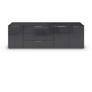 Lowboard Flipp Glas Basalt