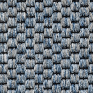 BODENMEISTER Teppichboden "Schlingenteppich Turania" Teppiche Gr. B/L: 500 cm x 900 cm, 5,3 mm, 1 St., blau (hell, blau) Teppichboden