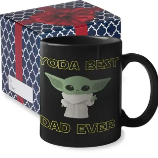Yoda Best Dad Tasse – Vatertagsgeschenk für Papa Star Wars Dad Tasse | Baby Yoda Best Dad Ever Kaffeetasse – Yoda Best Daddy Star Wars Tasse Papa Geschenke | Star Wars Geschenk für Vater – Baby Yoda