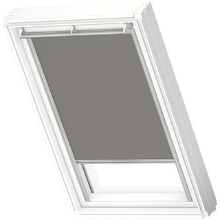 Velux Dachfensterrollo DKL C02 0705S  (Farbe: Grau - 0705S, Farbe Schiene: Aluminium, Manuell)