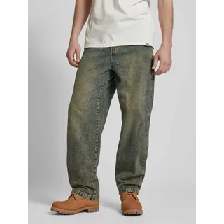 Dickies Madison Baggy Fit Jeans - Yellow Fade Indigo - 32 - 34
