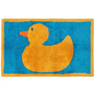 Homescapes Gummiente Blau 45 x 75 cm