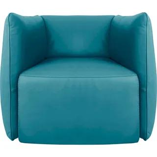 Egoitaliano Sessel Ludo Polsterung Polyätherschaum 80 x 68 x 80 cm Blau