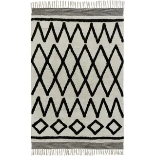 ScandicLiving Teppich, Crossy, 120x180 cm, handgetuftete Baumwolle | Gr.: onesize