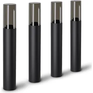 SSC-LUXon Außenstandleuchte Edelstahl Höhe 50 cm 4er Set schwarz