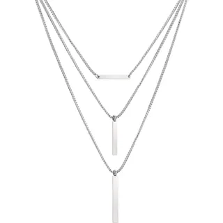 Liebeskind Layering-Halskette LJ-0445-N-47 Silber
