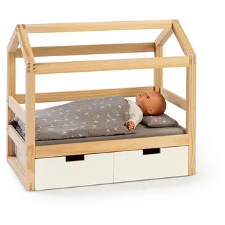 Musterkind Puppen-Hausbett Viola, natur