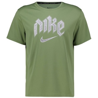 Nike Laufshirt Herren T-Shirt DIVISION MILER (1-tlg) grün M