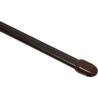 GARDINIA Vitragestange 1-läufig Ø 11 mm 65 cm braun
