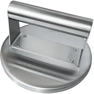 Milageto Presse Burger Smasher Grill Kochwerkzeug Antihaftbeschichteter Rindfleisch-Fleischbällchen-Maker Smooth Meat Looser Flachpresser aus Edelstahl zum