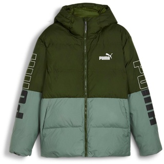 PUMA Winterjacke Puma Power Hooded Jacket grün XL