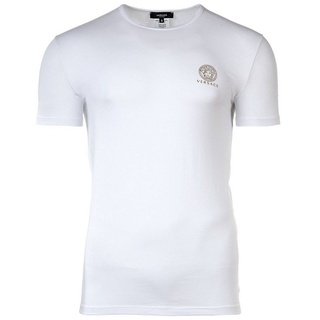 Versace T-Shirt Herren T-Shirt - Unterhemd, Rundhals, Stretch weiß 2XL
