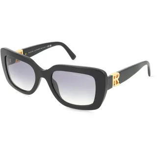 Ralph Lauren RL8217U THE NIKKI Damen-Sonnenbrille Vollrand Quadratisch Acetat-Gestell, schwarz