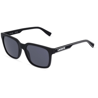 Lacoste L967S Herren-Sonnenbrille Vollrand Eckig Kunststoff-Gestell, schwarz