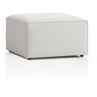 Traumnacht Genua Modular Sofa, individuell komibinierbare Wohnlandschaft, Hocker - strapazierfähiges Möbelgewebe, produziert nach deutschem Qualitätsstandard, weiß