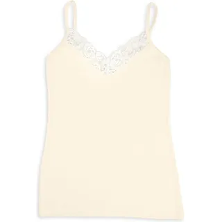 Engel Top mit Spitze Grau S