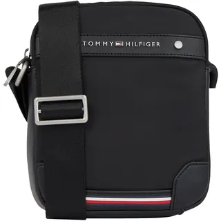 Tommy Hilfiger Herren Umhängetasche Reporter Klein, Mehrfarbig (Black), Einheitsgröße - Einheitsgröße