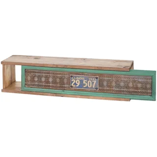 Mendler HWC-A43 Hängeregal 65 x 16 x 13 cm Mehrfarbig