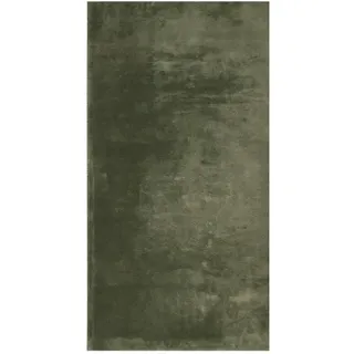 vidaXL Teppich Huarte Kurzflor Weich und Waschbar Waldgrün 60x110 cm