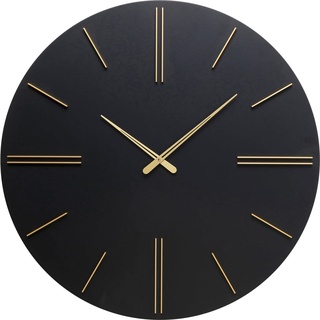 Kare Design Wanduhr Luca, Uhr, Schwarz, 70cm