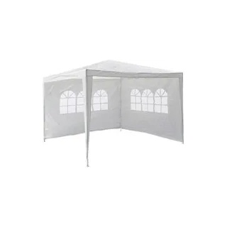 Pavillon weiß Stahlrohr B/H/L: ca. 300x197x300 cm