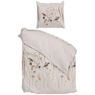 Zo!Home Bettwäsche-Set TERASSACO, Beige - 135x200 cm