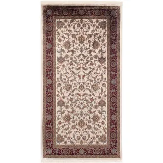 OCI DIE TEPPICHMARKE SILK LINE ALLOVER Kurzflorteppich 60 x 90 cm Rot/Weiß