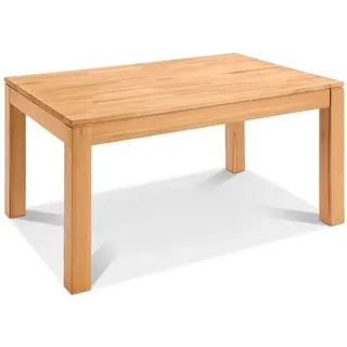 Esstisch mit Auszug Prag 160/ 237 x 90 cm Holz Braun Kernbuche 160