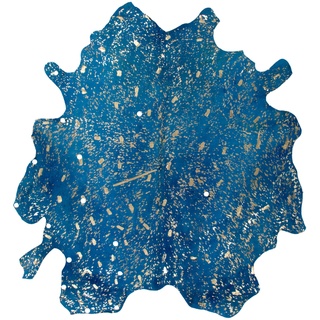 Kayoom Teppich Glam 410 Blau / Gold 2,00qm - 2,60qm