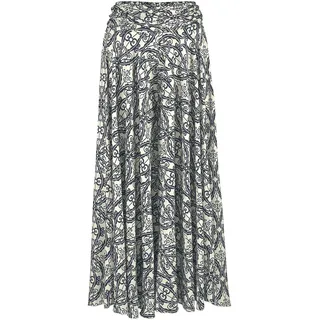 LASCANA Hosenrock Damen Bedruckt Blau/Creme 46