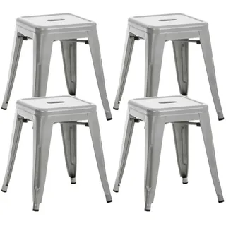 deluke Hocker FULDA 40 x 46 x 40 cm Silber