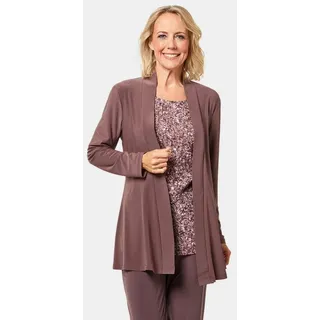 GOLDNER Leichte Shirtjacke lila 42
