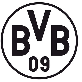 Wall-Art Wandtattoo BVB Borussia Schriftzug mit Logo (1 St), selbstklebend, entfernbar schwarz 80 cm x 80 cm x 0,1 cm