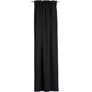 Vorhang GÖZZE "Gigolo - Schlaufenschal mit Multifunktionsband" Gardinen Gr. 245 cm, Multifunktionsband, 140 cm, grau (anthrazit) Gardinen nach Räumen Gardine HxB: 245x140, Blackout Vorhang