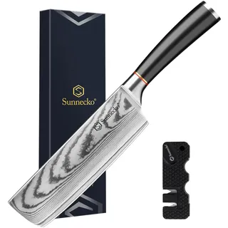 Sunnecko Damast Nakiri Messer 18cm Profi-Küchenmesser
