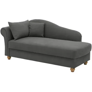 Max Winzer Evelyn Recamiere Armlehne links Flachgewebe grau