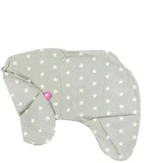 Babyuniverse Stillkissenbezug, Klein, 100 % Baumwolle – Graue Sterne