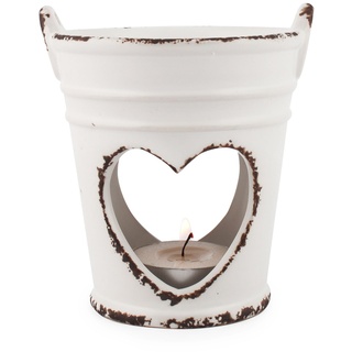 pajoma Keramik Duftlampe ''Old Romantic'' Klein, H 10,5 cm in Weiß
