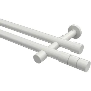 Interdeco Gardinenstange, Weiß Metall, 520 cm Wohntextilien, Gardinen Ø Vorhänge, Gardinen-Stangen