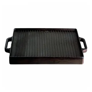 All'Grill Grillplatte 38 x 38 cm Gusseisen schwarz