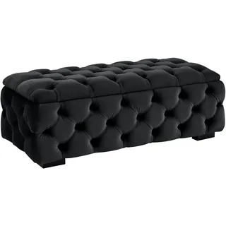 Guido Maria Kretschmer Home & Living Guido Maria Kretschmer Home&Living Polsterhocker »KALINA, hochwertige Knopfheftung, B/T/H: 120/55/45 cm«, mit Staufach und innenliegenden Laschen zur besseren Aufbewahrung