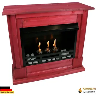 Ethanol und Gelkamin Kamin Modell Rafael Premium Rot