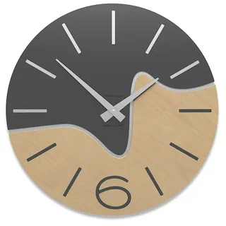 CalleaDesign 45 cm Wanduhr Oliver Anthrazit