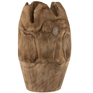 DAHEIM Vase 40,5 cm Holz Braun M (Medium)