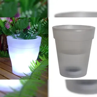 Gravidus LED Solar Blumentopf Kunststoff 1er Set